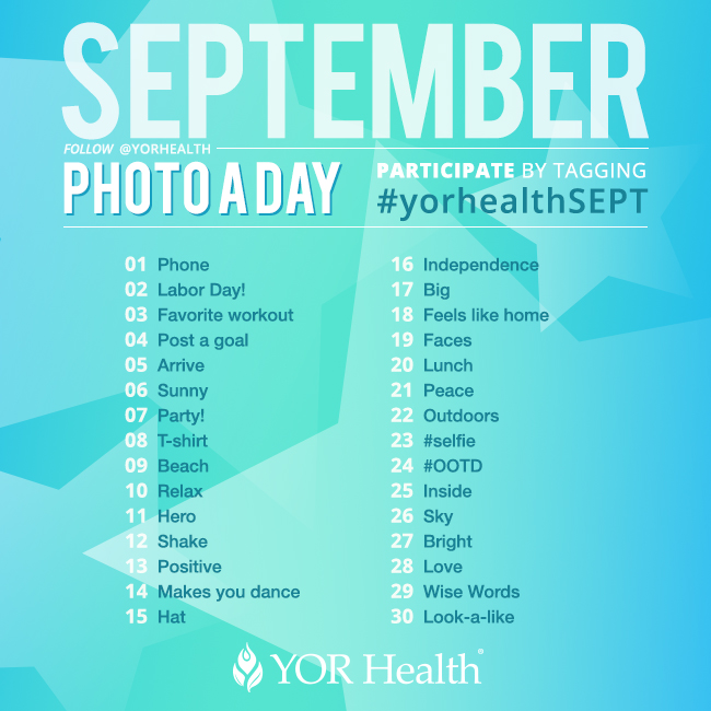 YOR Health Photo A Day September